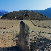 Sacred stone in Caral
